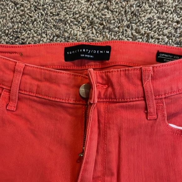 Sanctuary Denim Connector Kick Crop Standard Rise Jeans. - Picture 5 of 8